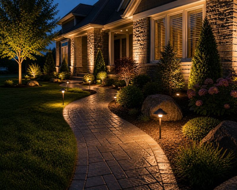 Garden Lighting Installation in Denver County, CO