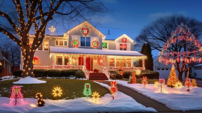 Holiday Lights Installation in Overland Park, KS